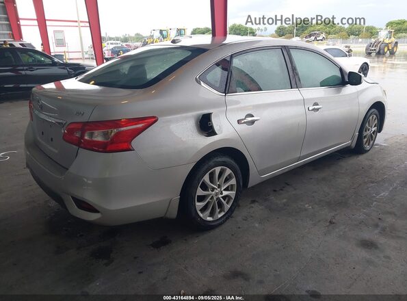 3N1AB7AP6JL646248 2018 NISSAN SENTRA Silver Tył prawy
