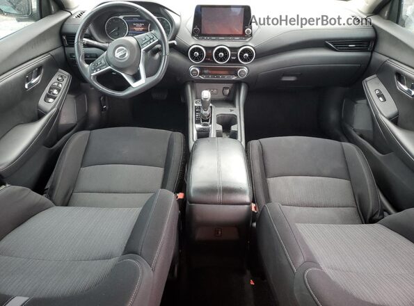 3N1AB8CV2MY205676 2021 NISSAN SENTRA White Вид панелі приладів