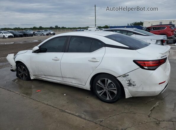 3N1AB8CV2MY205676 2021 NISSAN SENTRA White Задня ліва чверть
