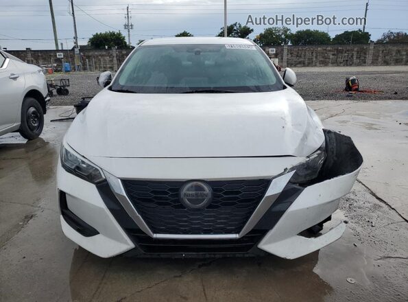 3N1AB8CV2MY205676 2021 NISSAN SENTRA White Вид наклейки з VIN-кодом