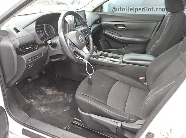 3N1AB8CV2MY205676 2021 NISSAN SENTRA White Вид салону спереду