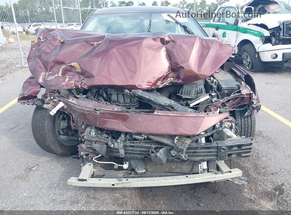 3N1AB8CV2MY324070 2021 NISSAN SENTRA Бордовый Вид спереди