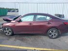 2021 Nissan Sentra Sv Xtronic Cvt Бордовый vin: 3N1AB8CV2MY324070