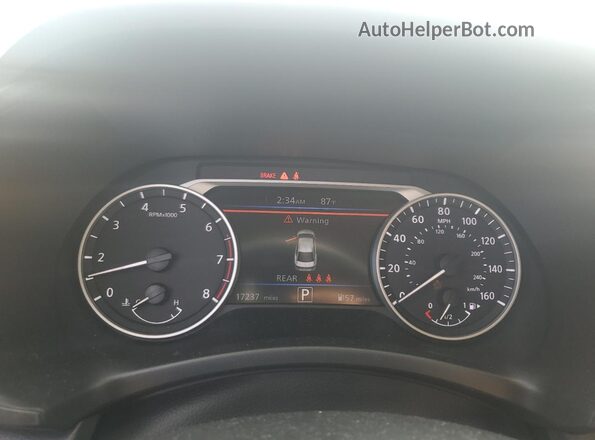 3N1AB8CVXMY207210 2021 NISSAN SENTRA Black Սարքավորումների վահանակի տեսք