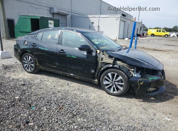 3N1AB8CVXMY207210 2021 NISSAN SENTRA Black Առջևի աջ