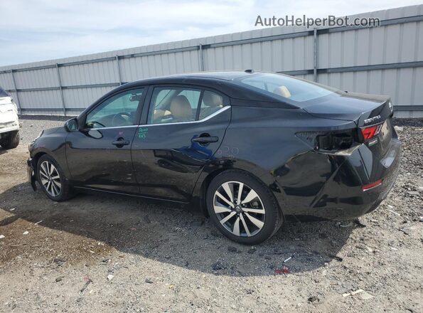 3N1AB8CVXMY207210 2021 NISSAN SENTRA Black Հետևի ձախ