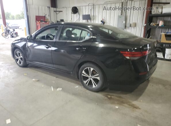 3N1AB8CVXMY254351 2021 NISSAN SENTRA Black Rear left
