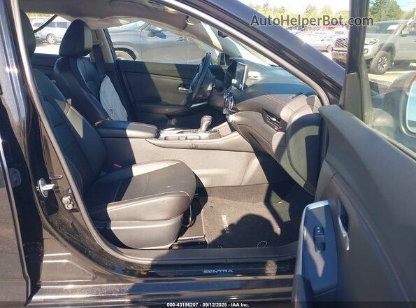 3N1AB8DV1MY291593 2021 NISSAN SENTRA Черный Вид салона спереди