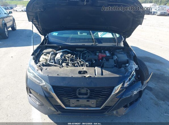 3N1AB8DV1MY291593 2021 NISSAN SENTRA Черный Вид сзади