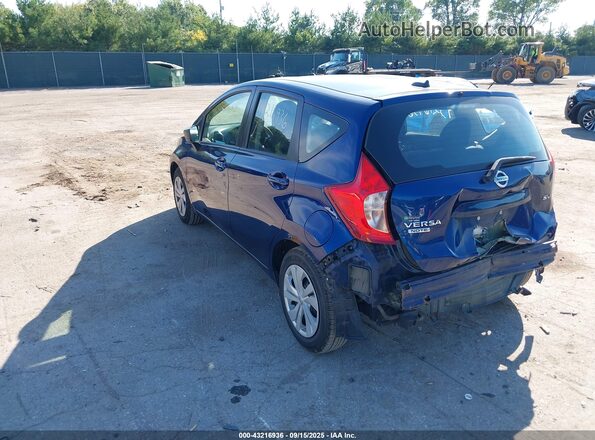 3N1CE2CPXJL354053 2018 NISSAN VERSA NOTE Синий Задняя левая четверть