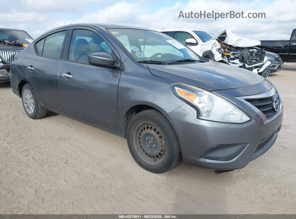 3N1CN7AP2HL804255 2017 NISSAN VERSA Серый Передняя правая четверть