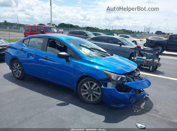 3N1CN8DV8PL867553 2023 NISSAN VERSA Синий Передняя правая четверть