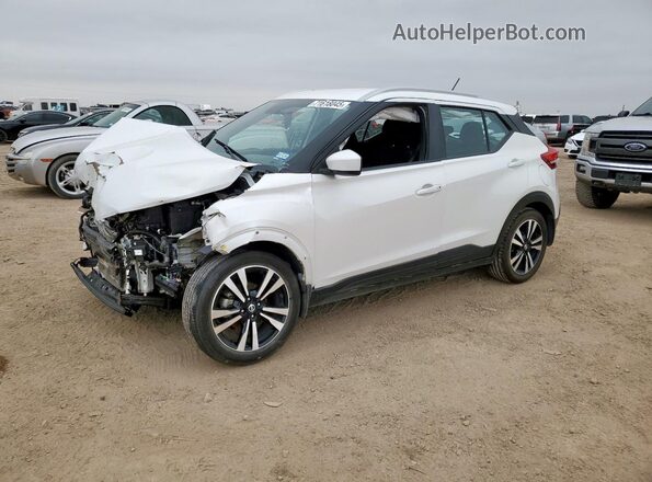 3N1CP5CU3JL516459 2018 NISSAN KICKS Белый Передняя левая четверть