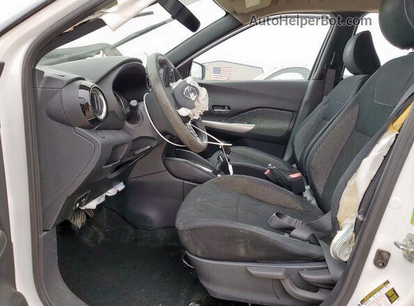 3N1CP5CU3JL516459 2018 NISSAN KICKS Белый Вид салона спереди