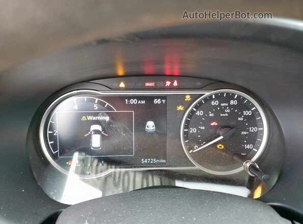 3N1CP5CU3JL516459 2018 NISSAN KICKS Белый Вид щитка приборов