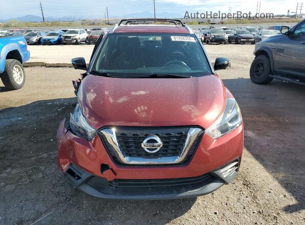 3N1CP5CUXJL511145 2018 NISSAN KICKS Red Widok z przodu