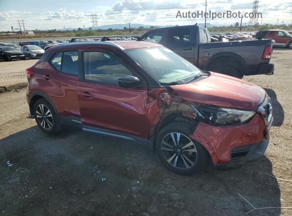 3N1CP5CUXJL511145 2018 NISSAN KICKS Red Przód prawy