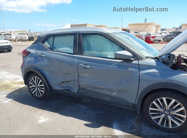 3N1CP5CV0ML494174 2021 NISSAN KICKS Gray Вид спереду