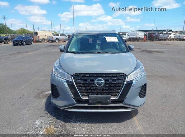 3N1CP5CV0ML494174 2021 NISSAN KICKS Gray Вид щитка приладів