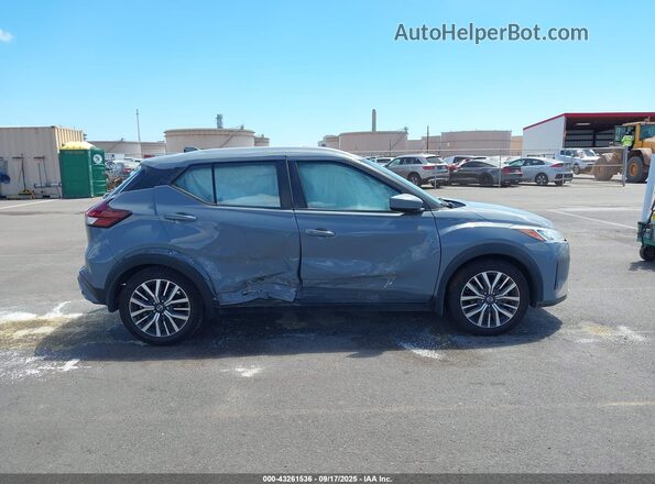 3N1CP5CV0ML494174 2021 NISSAN KICKS Gray Вид задньої частини салону