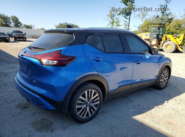 3N1CP5CV3ML471035 2021 NISSAN KICKS Blue უკანა მარჯვენა