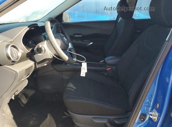 3N1CP5CV3ML471035 2021 NISSAN KICKS Blue წინა სალონის ხედი