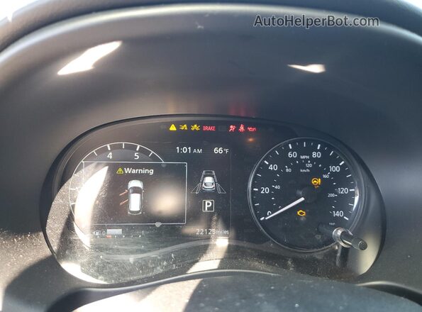 3N1CP5CV3ML471035 2021 NISSAN KICKS Blue ხელსაწყოთა პანელის ხედი