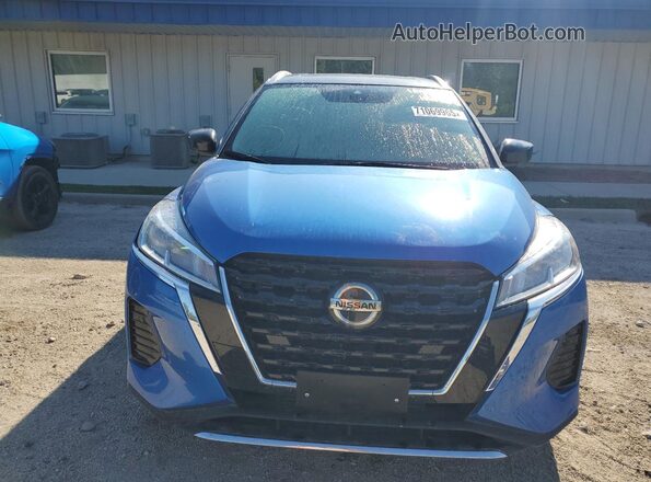 3N1CP5CV3ML471035 2021 NISSAN KICKS Blue წინა ხედი