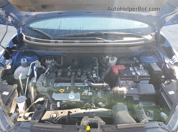 3N1CP5CV3ML471035 2021 NISSAN KICKS Blue ძრავის განყოფილების ხედი