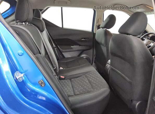 3N1CP5CV3ML518564 2021 NISSAN KICKS Blue Rear interior view
