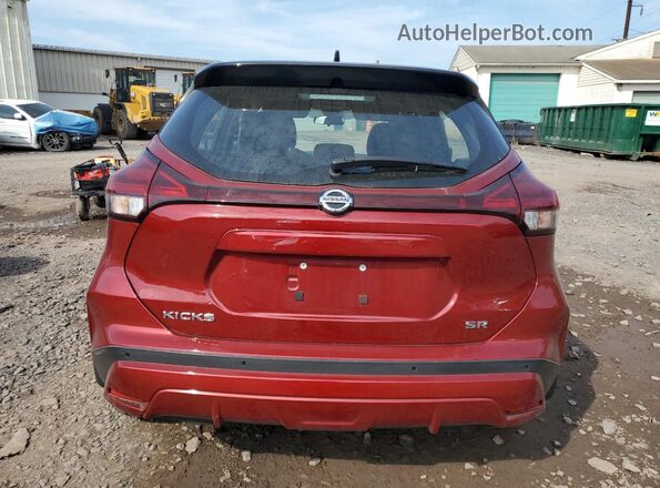 3N1CP5DV5ML566727 2021 NISSAN KICKS Красный Вид сзади