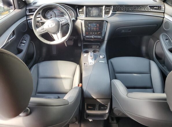 3PCAJ5AB6SF101854 2025 INFINITI QX50 Black Widok deski rozdzielczej