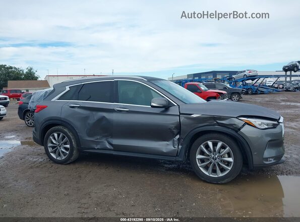 3PCAJ5BA3MF124453 2021 INFINITI QX50 Gray Rear interior view