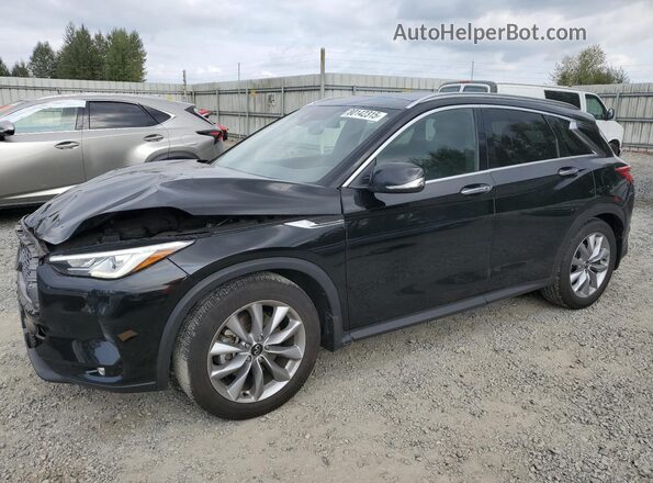 3PCAJ5BB3MF109847 2021 INFINITI QX50 Black Przód lewy