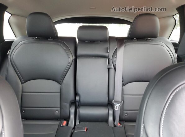 3PCAJ5BB3MF109847 2021 INFINITI QX50 Black Widok tylnych siedzeń