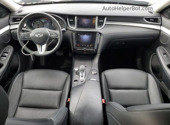 3PCAJ5BB3MF109847 2021 INFINITI QX50 Black Widok deski rozdzielczej