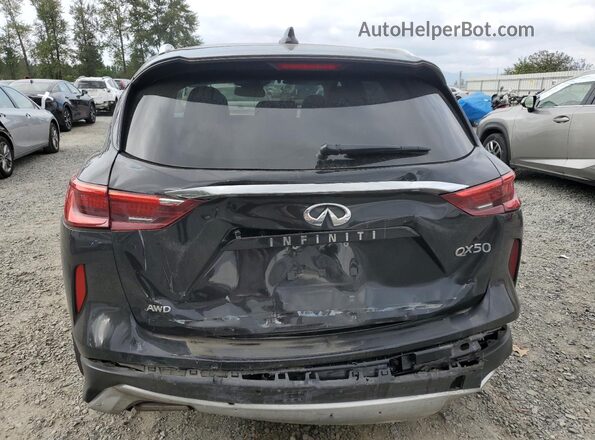 3PCAJ5BB3MF109847 2021 INFINITI QX50 Black Widok z tyłu