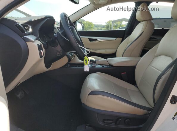 3PCAJ5CA8MF101037 2021 INFINITI QX50 White Вид салону спереду