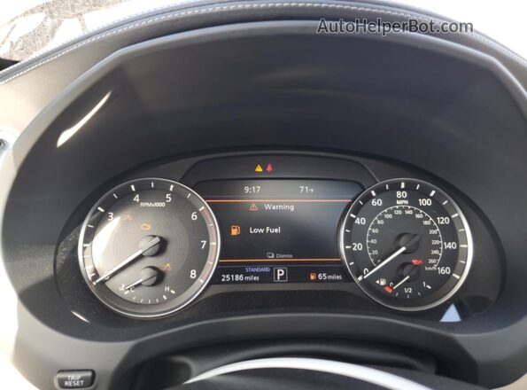 3PCAJ5CB7MF115584 2021 INFINITI QX50 Blue Вид щитка приладів