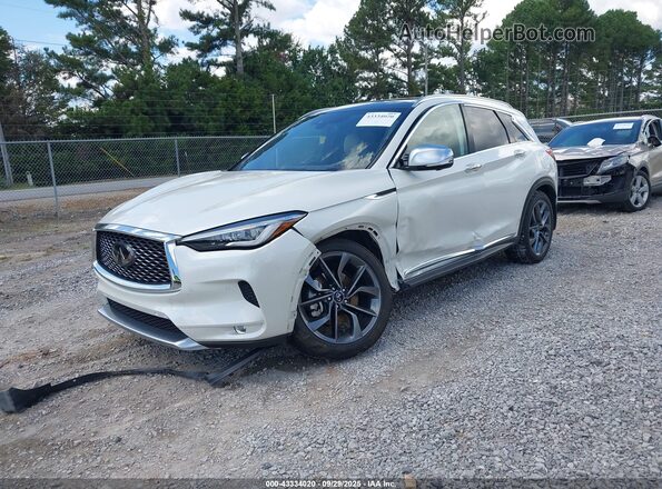 3PCAJ5DA9MF104530 2021 INFINITI QX50 White Front left