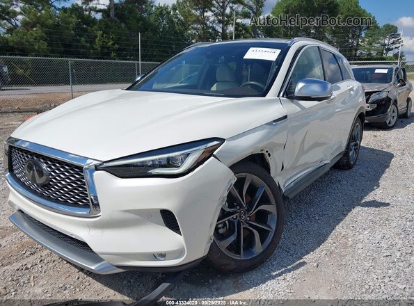 3PCAJ5DA9MF104530 2021 INFINITI QX50 White Front view