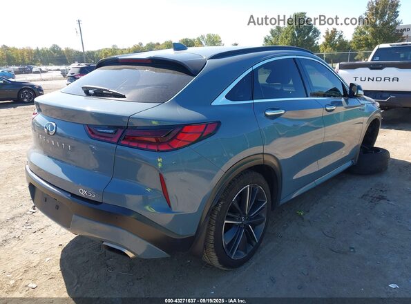 3PCAJ5J33NF114543 2022 INFINITI QX55 Серый Задняя правая четверть