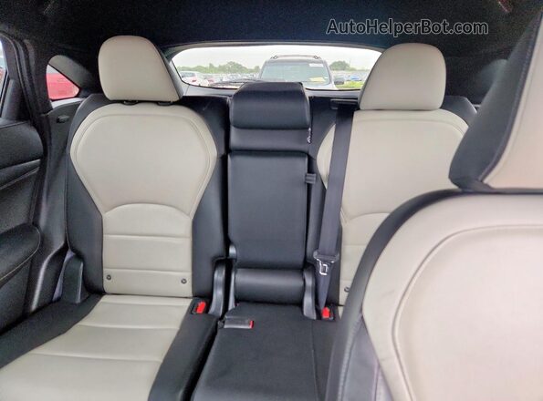 3PCAJ5L38NF104684 2022 INFINITI QX55 Gray Հետևի նստատեղերի տեսք