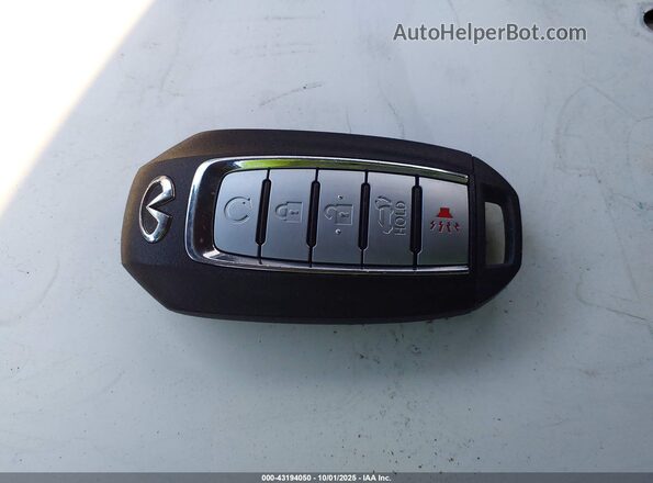 3PCAJ5LRXPF101888 2023 INFINITI QX55 Red Dashboard view