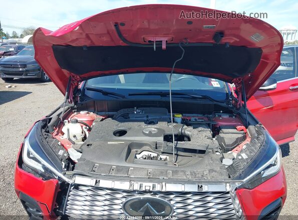 3PCAJ5LRXPF101888 2023 INFINITI QX55 Red Rear view