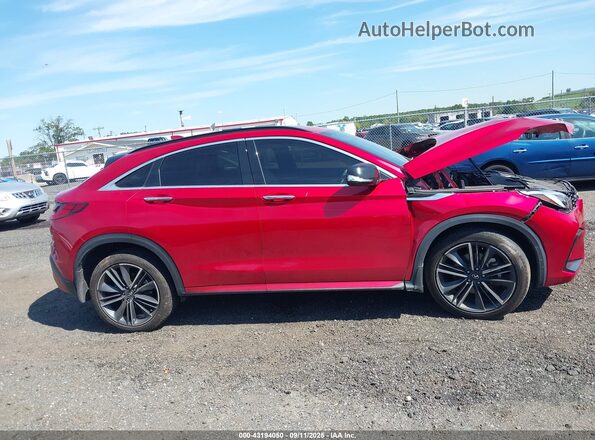 3PCAJ5LRXPF101888 2023 INFINITI QX55 Red Rear interior view