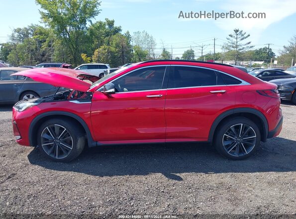 3PCAJ5LRXPF101888 2023 INFINITI QX55 Red 360 interior view