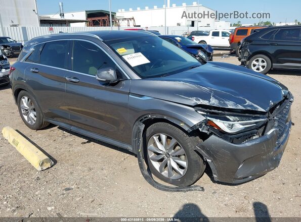 3PCAJ5M12LF100477 2020 INFINITI QX50 Серый Передняя правая четверть