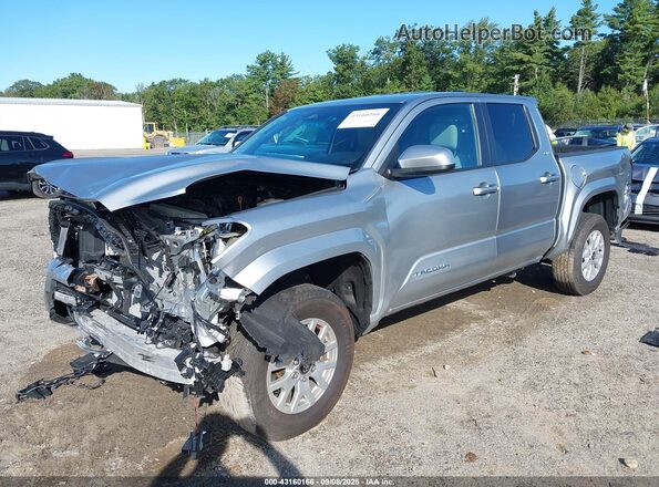 3TMLB5JN2SM094722 2025 TOYOTA TACOMA Silver წინა მარცხენა ხედი სამი მეოთხედიდან