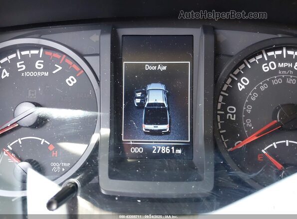 3TYCZ5AN2PT151220 2023 TOYOTA TACOMA Gray უკანა სავარძლების ხედი